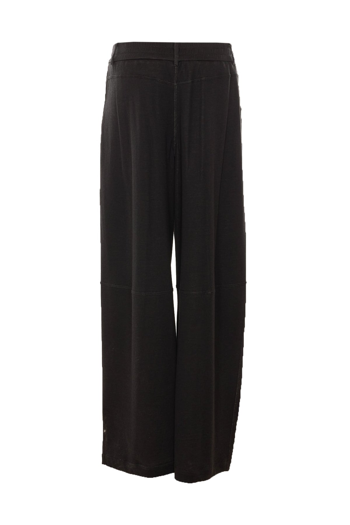 Brunello Cucinelli Women's Track Pants in Black Silk - view 2