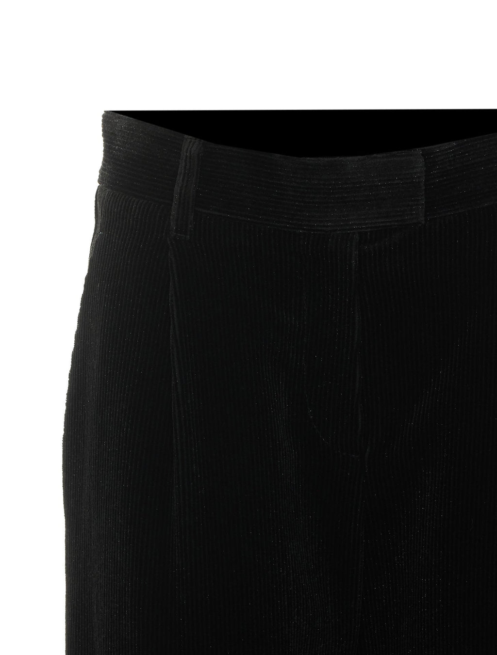 Brunello Cucinelli Women's Velvet Pants in Black Polyester - view 4