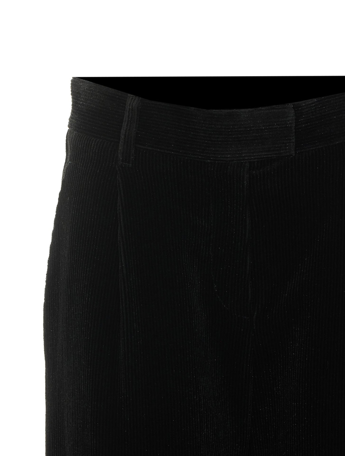 Brunello Cucinelli Women's Velvet Pants in Black Polyester - view 4