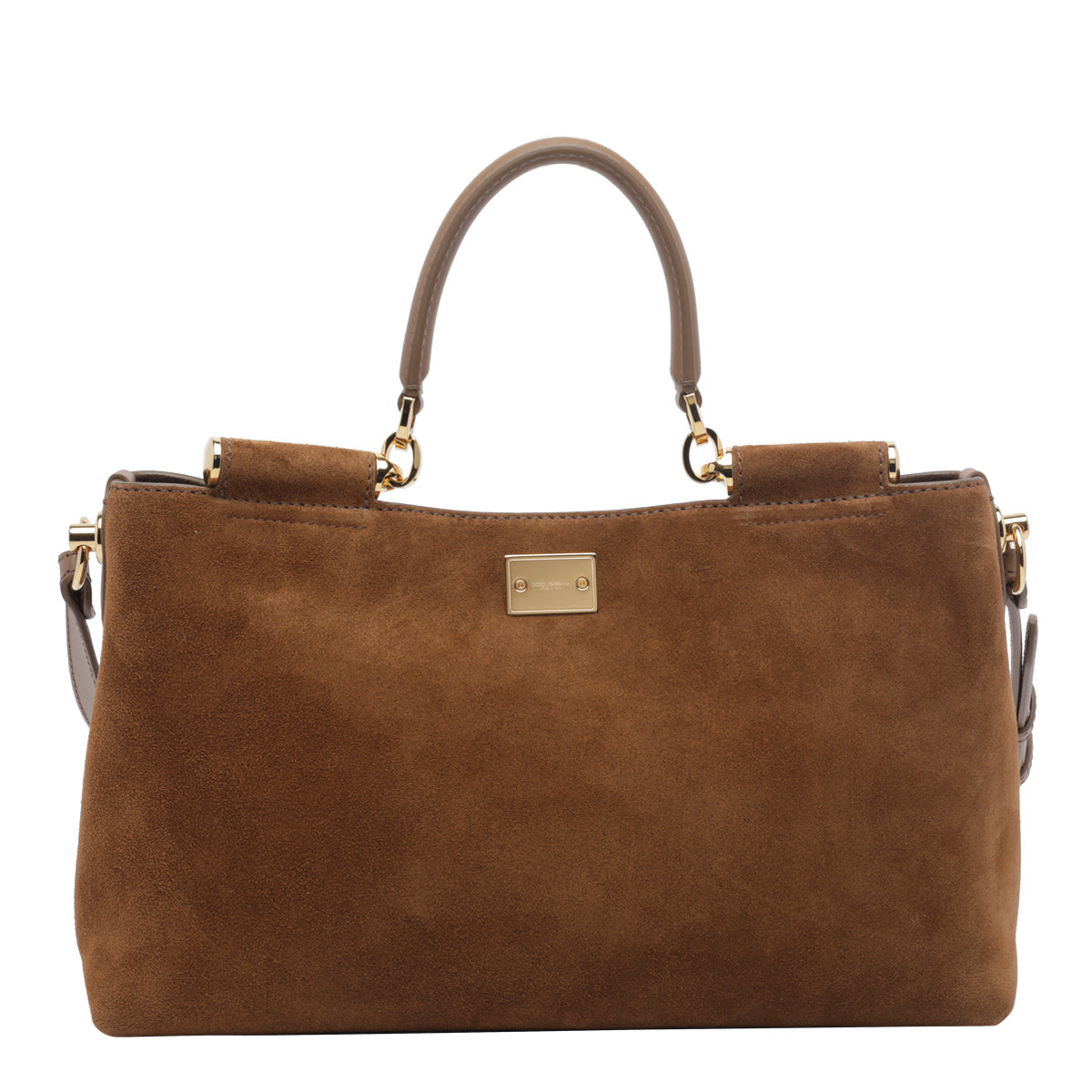 Dolce&Gabbana Women's Vittoria Handbag Medium in Camel - view 3