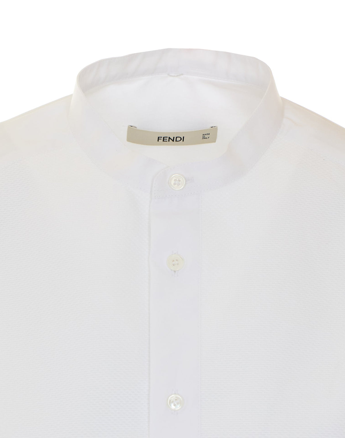Fendi Women's White Poplin Shirt in White Cotton - view 4