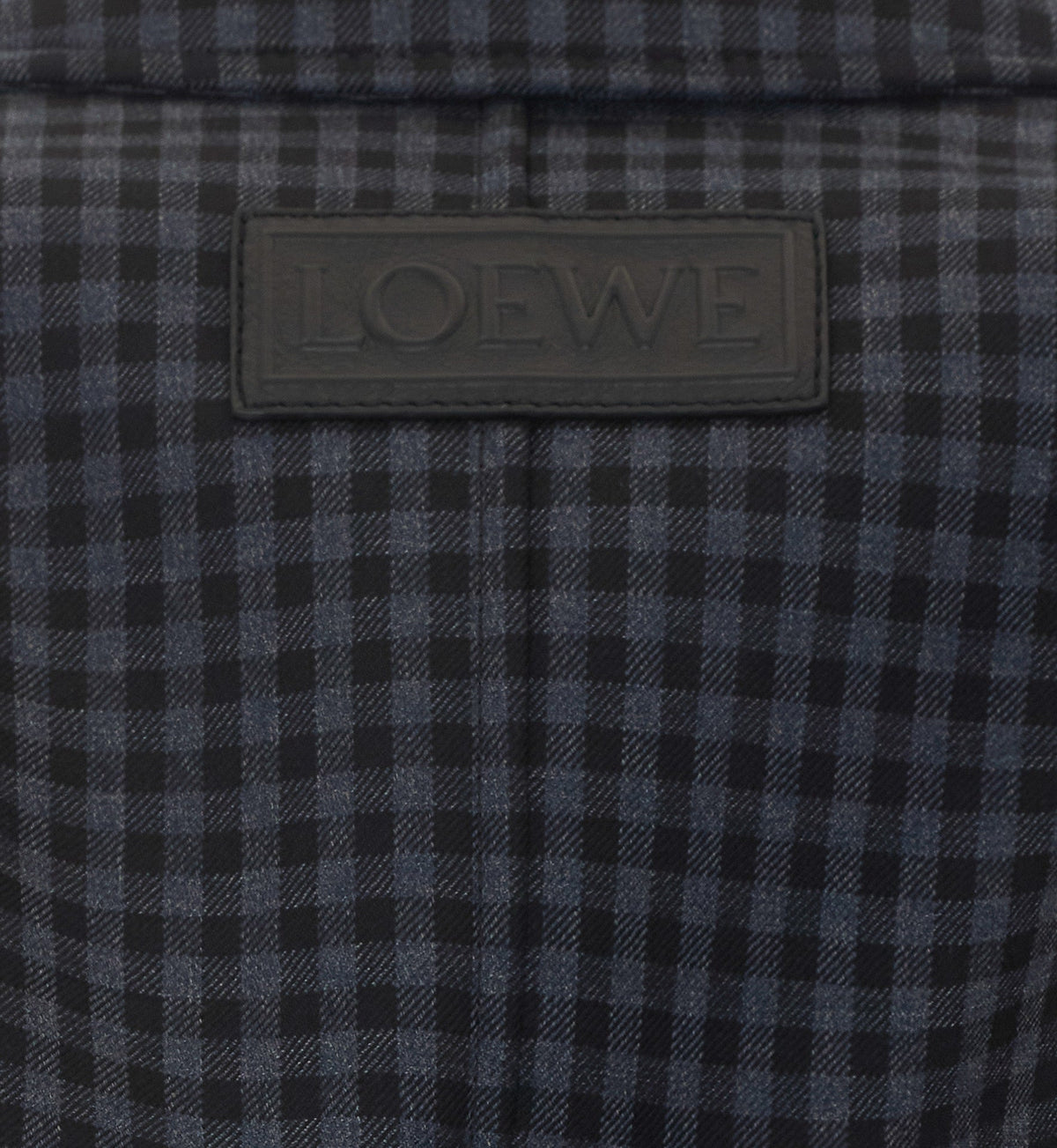 Loewe Women's Wool Drawstring Jacket with Loewe in Blue - view 2