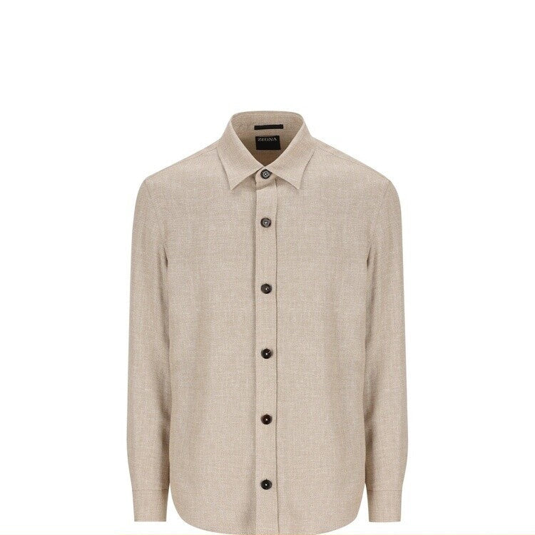 Zegna Men's Coat in Beige